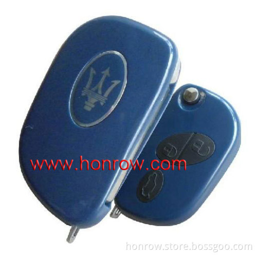Cheap Maserati 3 Button remote key shell blank for fiat flip remote key
